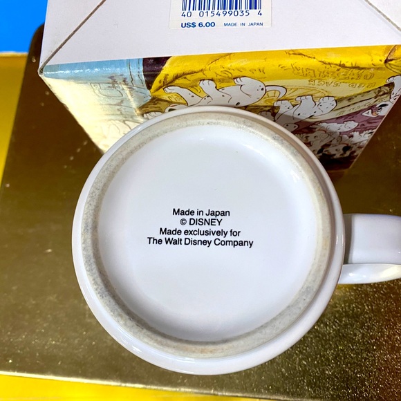 WALT DISNEY’S CLASSIC 101 DALMATIANS 90’s NWT DISNEY STORE EXCLUSIVE CERAMIC MUG - Picture 14 of 14